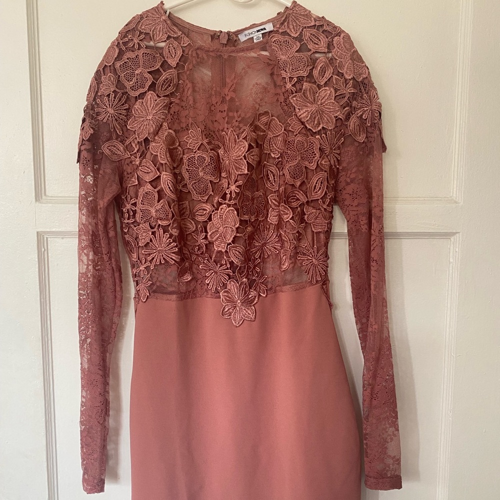 Rose dress! From Fashion Nova.